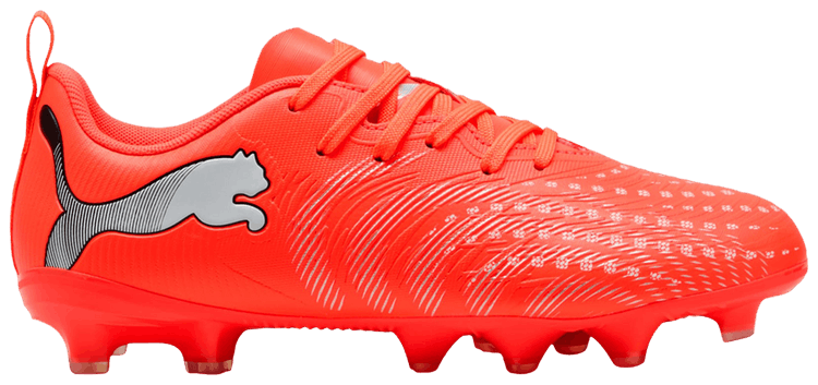 Puma Future Play 9 FG AG JR Glowing Red White Black Silver