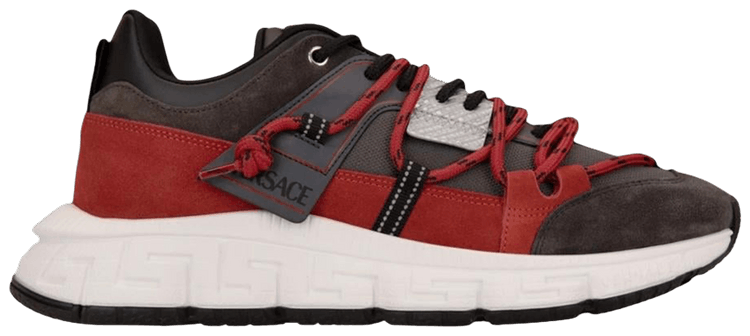 Versace Trigreca Grey Red