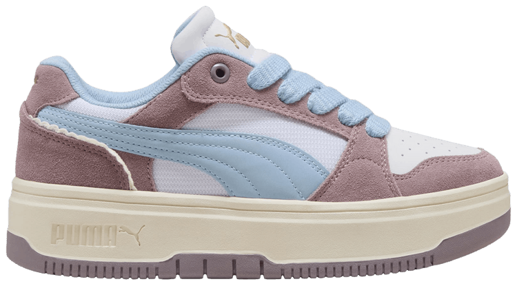Puma Wmns Rebound Femme Low Memoires White Purple