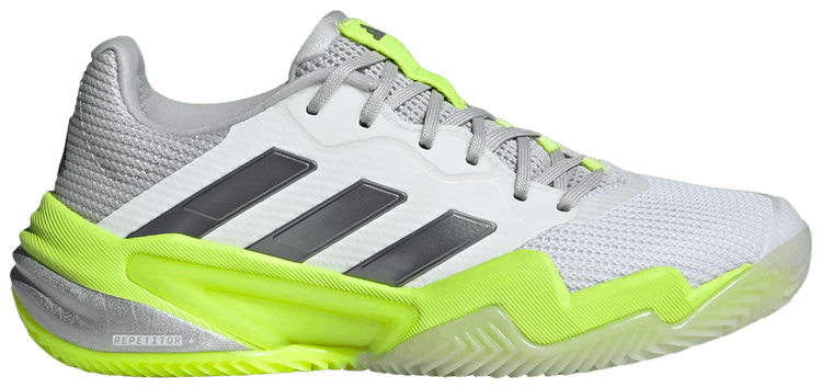 adidas Wmns Barricade 13 CL Cloud White Iron Metallic Lucid Lemon