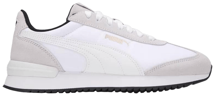Puma R78 Nylon Retro White Feather Gray Gold