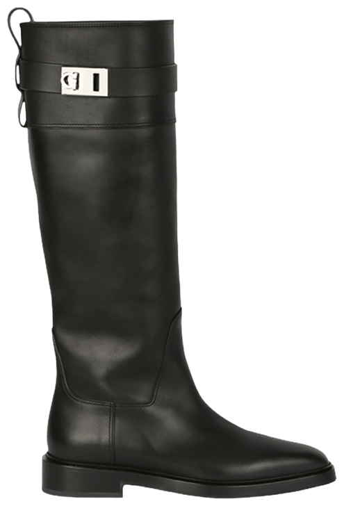 Wmns Ferragamo Bugo Knee High Boot Black