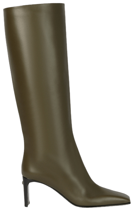 Wmns Ferragamo Cimelina Knee High Boot Olive