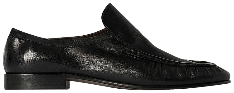 The Row Wmns Soft Mocassin Loafer Black