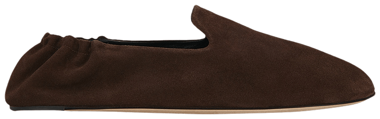 The Row Soft Mocassin Lacquer Brown