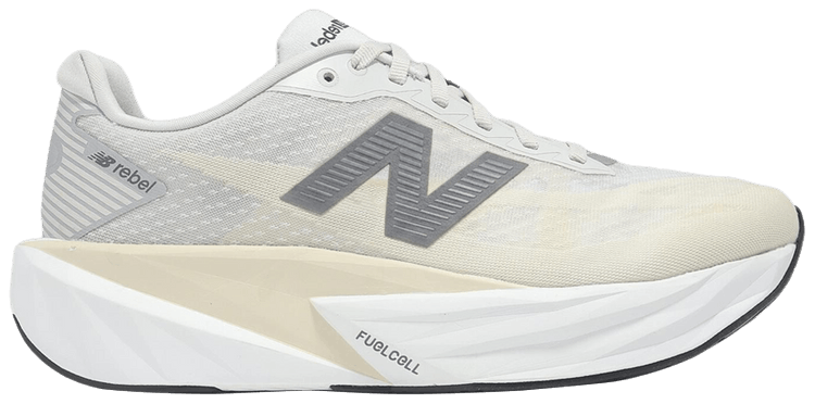New Balance Fuelcell Rebel V5 2E Wide Grey Matter Linen White