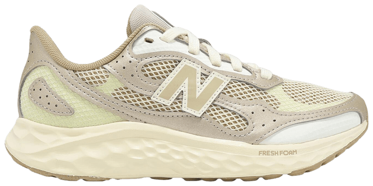 New Balance Wmns Fresh Foam Arishi V4 Tiralux D Wide Incense Angora Light Gold Metallic