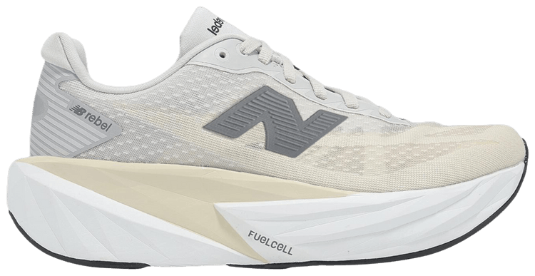 New Balance Wmns Fuelcell Rebel V5 D Wide Grey Matter Linen White