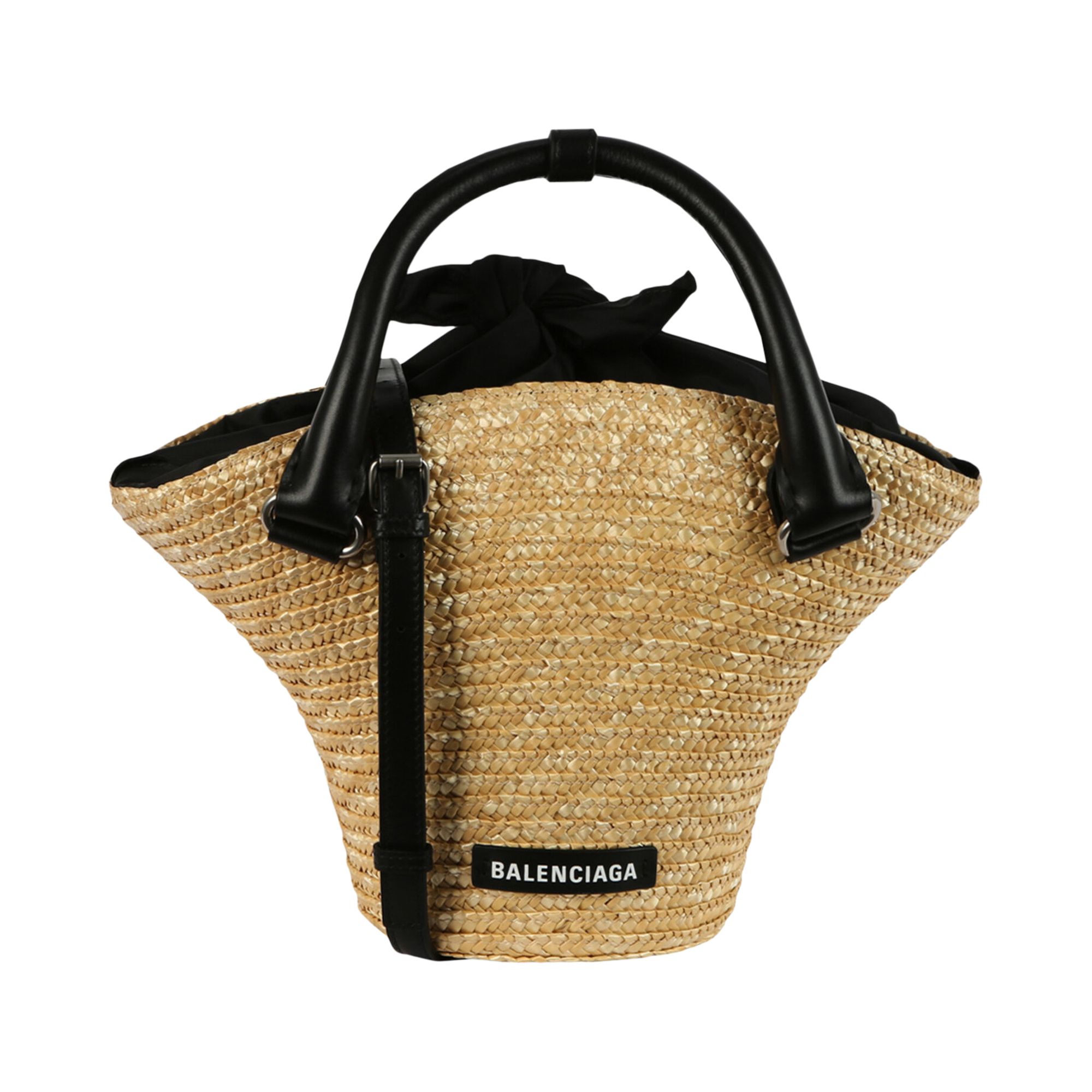 Pre-owned Balenciaga Mini Beach Tote Bag 'natural' | Cream | Women's Size Onesize In White