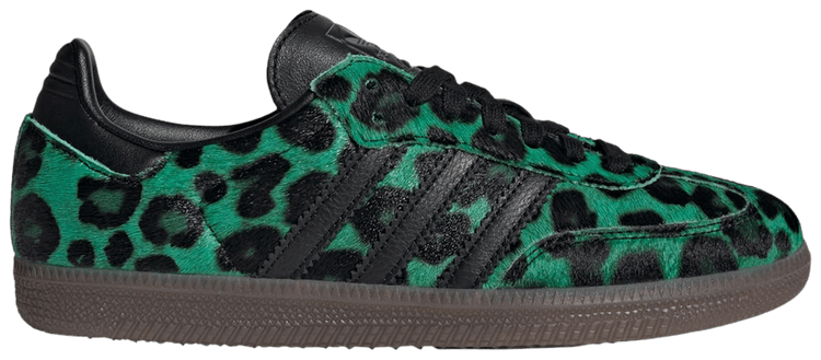 adidas Wmns Samba OG Semi Screaming Green Core Black Gold