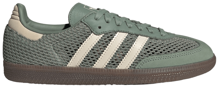 adidas Wmns Samba OG Silver Green Wonder White Gold