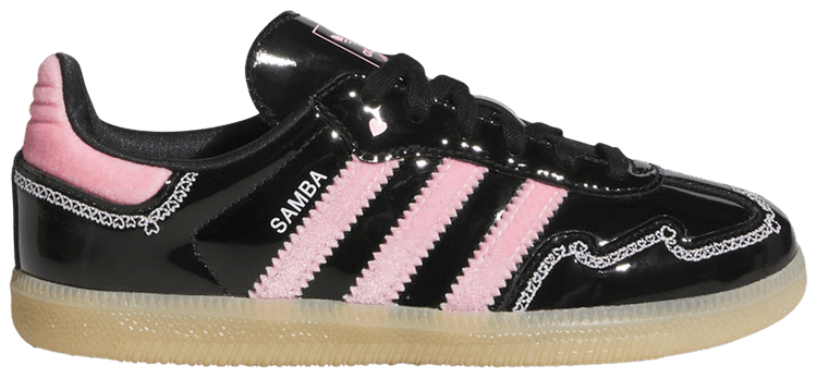 adidas Samba Og Little Kid Core Black Cloud White Light Pink