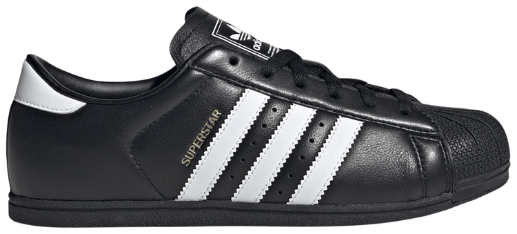 adidas Wmns Superstar Lo Pro Core Black Cloud White Gold Metallic