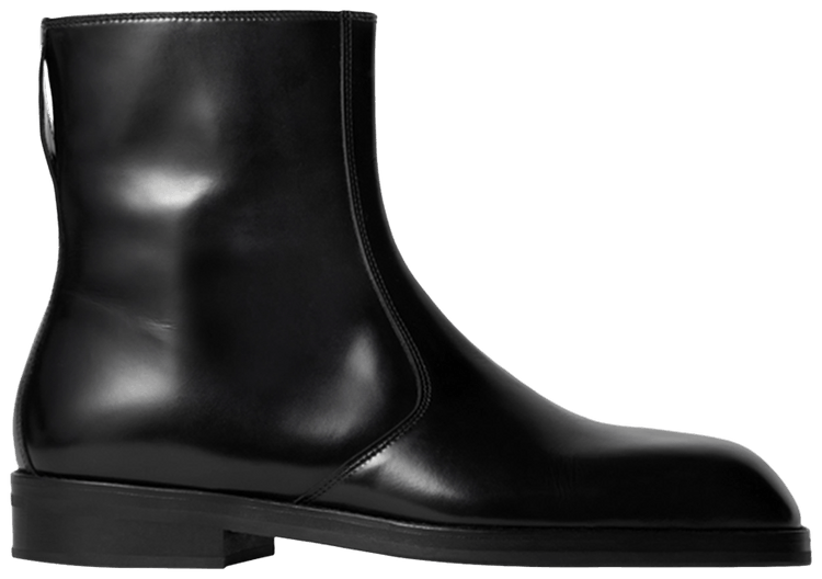 Lemaire Piped Zipped Boot Black