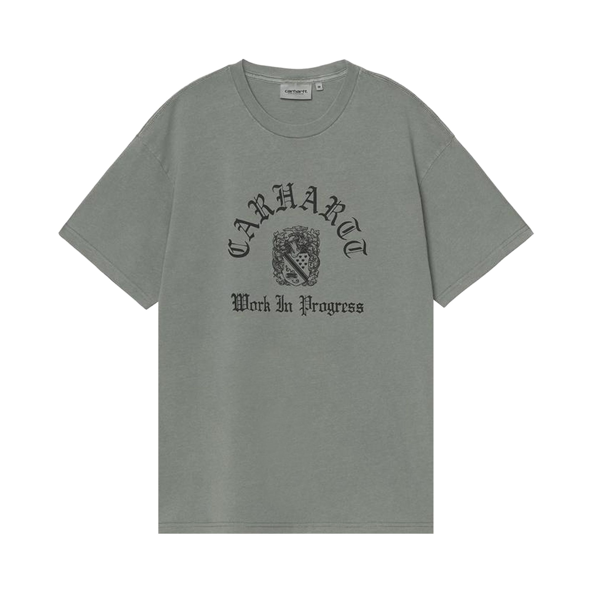 Pre-owned Carhartt Wip Coat Of Arms T-shirt 'velvet Green (garment Dyed)' | Men's Size L