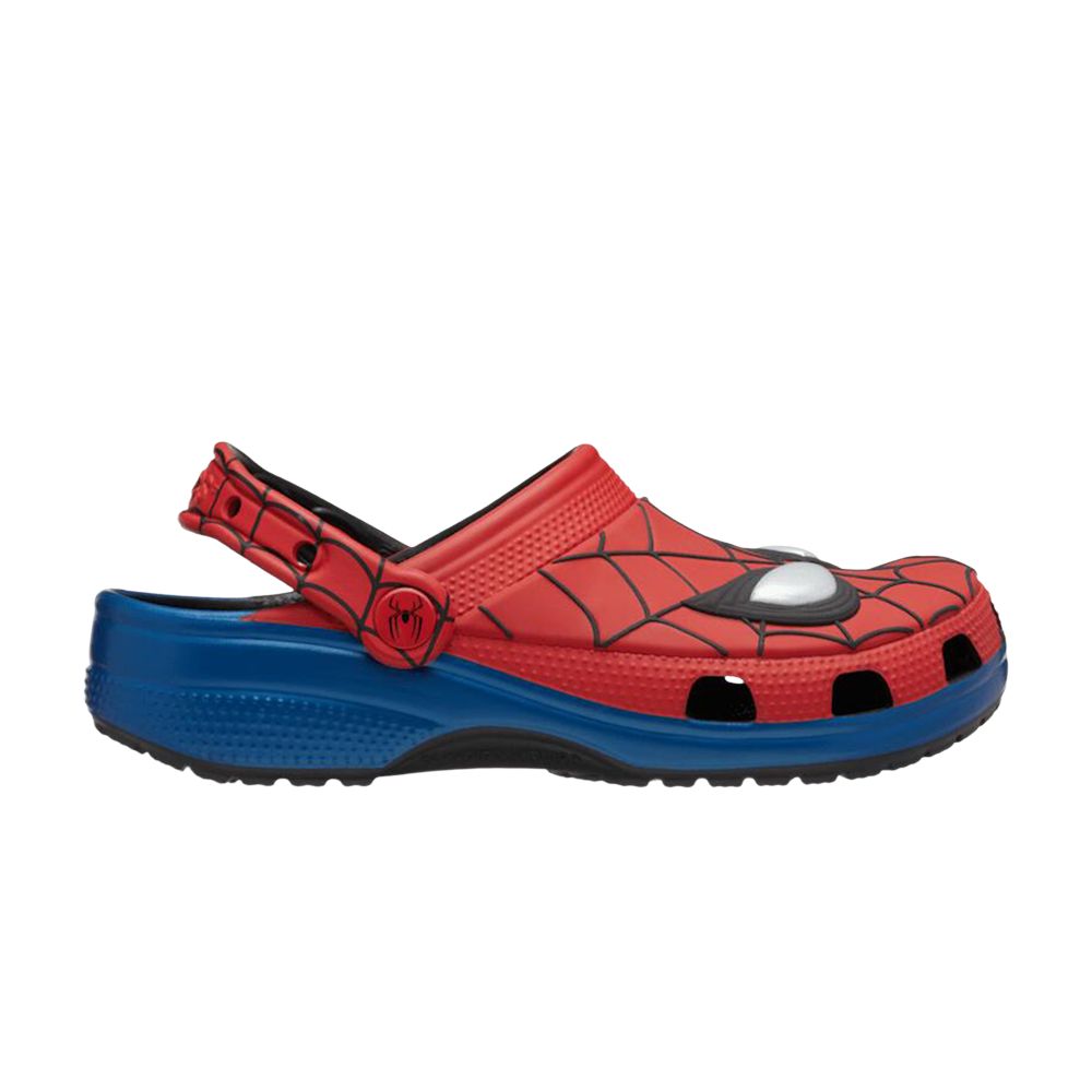Pre-owned Crocs Spider-man X  Classic Clog Kids 'multi Color' | Red | Kid's Size 6
