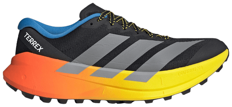 adidas Trail Terrex Agravic SL Black Grey Three Semi Impact Orange
