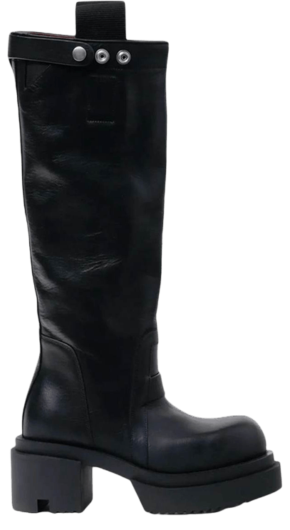 Rick Owens Wmns Hollywood Knee Pull On Bogun Black