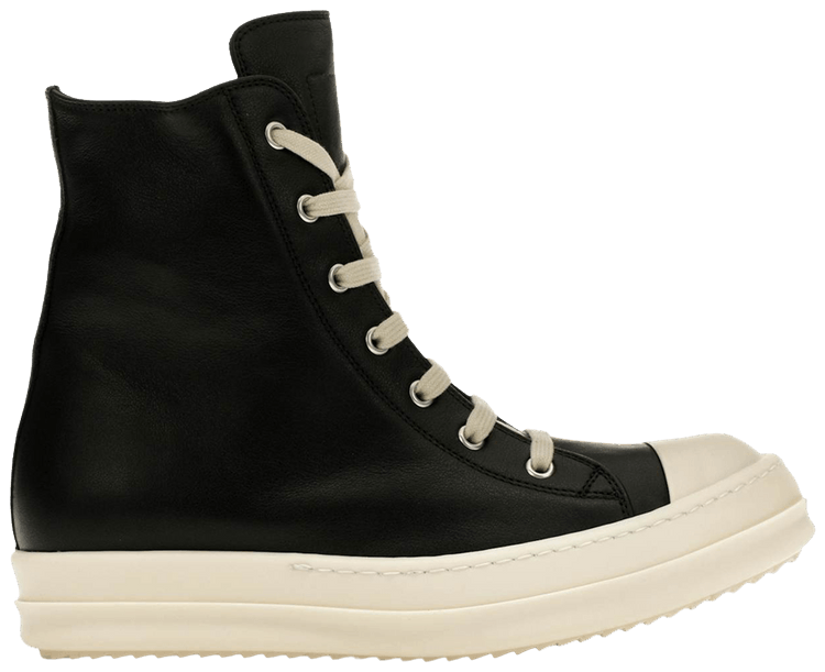 Rick Owens Wmns Hollywood High Black Milk