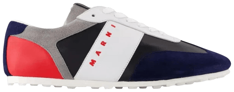Marni Soccer Sneaker Blue Red Grey