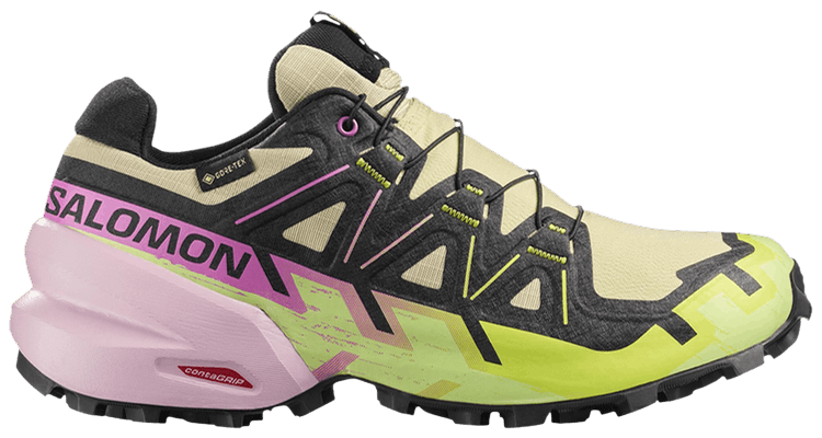 Salomon Wmns Speedcross 6 GORE TEX Bog Dawn Pink Acid Lime