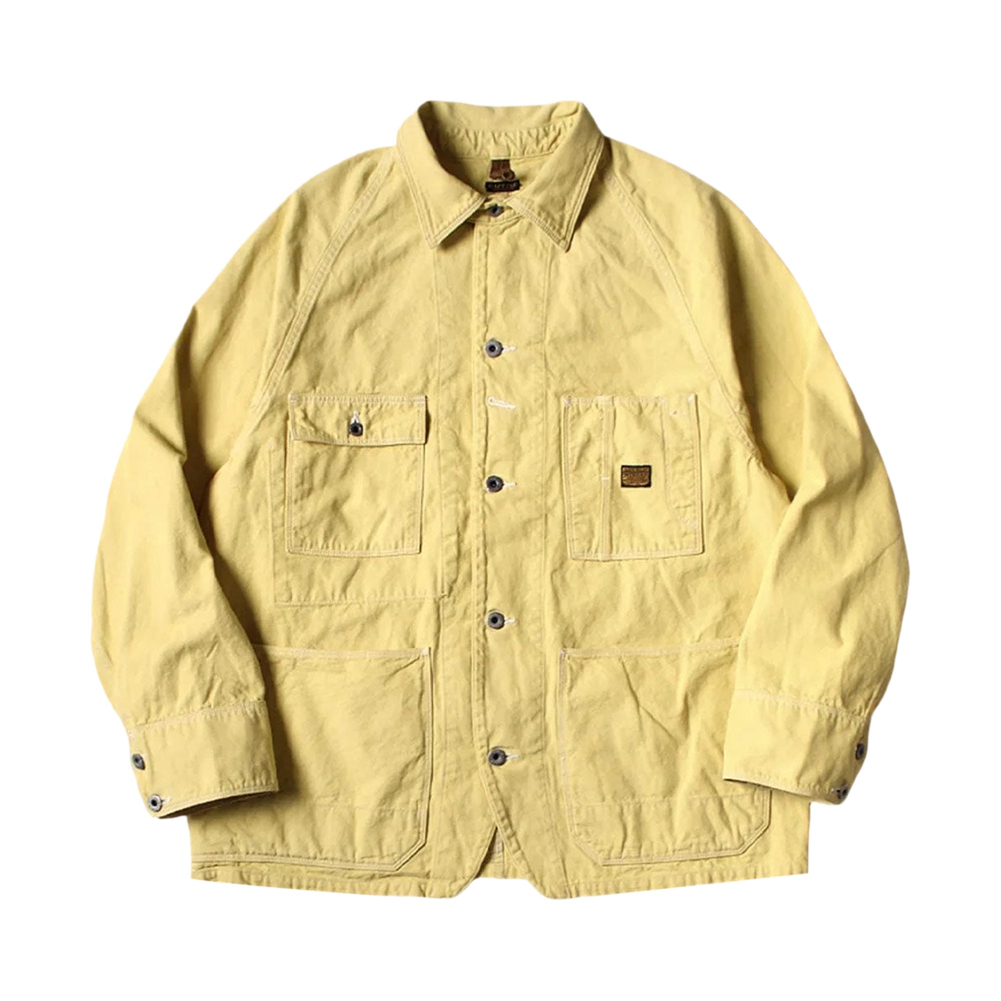 Pre-owned Kapital Canvas Cactus Coverall 'sunfade Yellow' | Men's Size 3