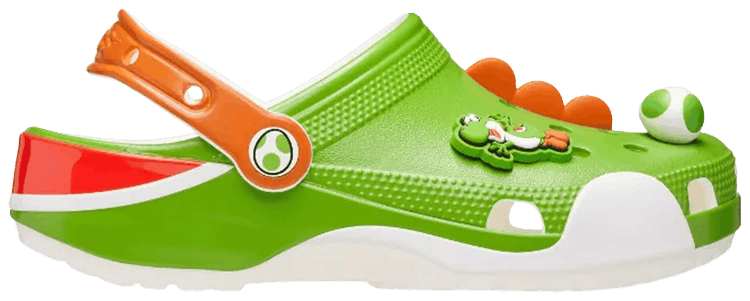Yoshi x Crocs Classic Clog Green White
