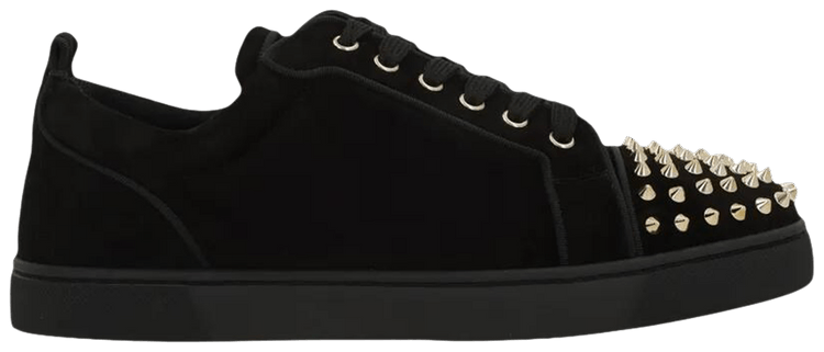 Christian Louboutin Louis Junior Spikes Black