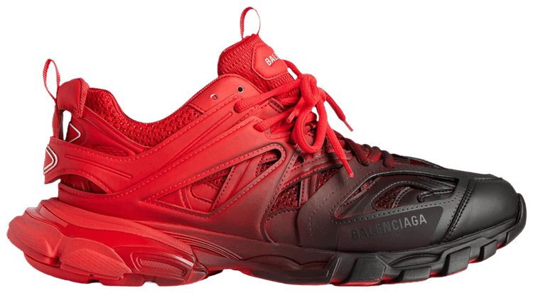 Balenciaga Track Gradient Sneaker Red Black