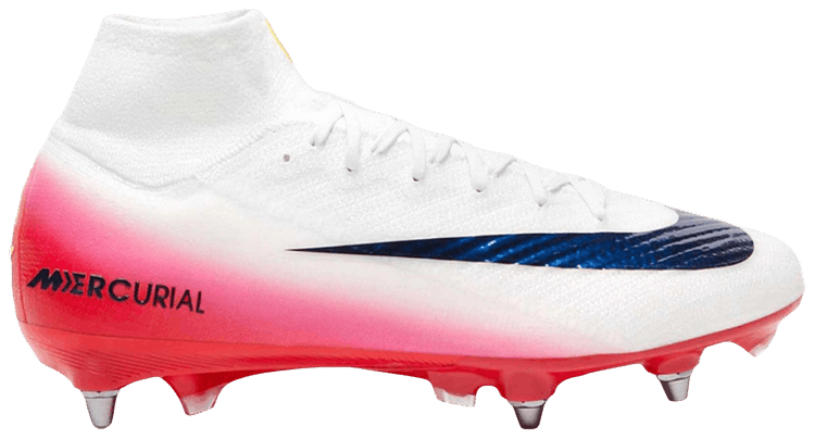 Nike Zoom Mercurial Superfly Pro 10 Elite SG White Red Black