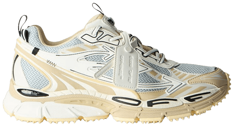 Off White Be Right Back Light Grey Caramel
