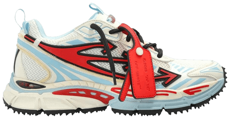 Off White Wmns Be Right Back Powder Blue Coral Red