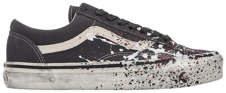 Vans Old Skool 36 Paint Splatter Paint Splatter Charcoal Grey