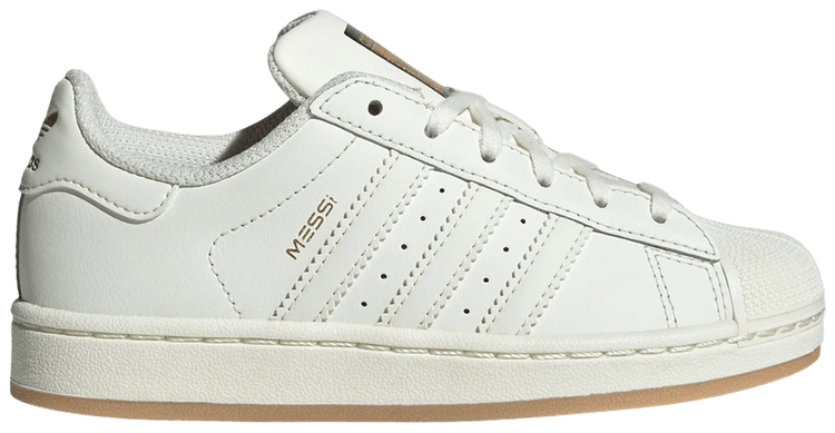 adidas Superstar Messi Little Kid Ivory