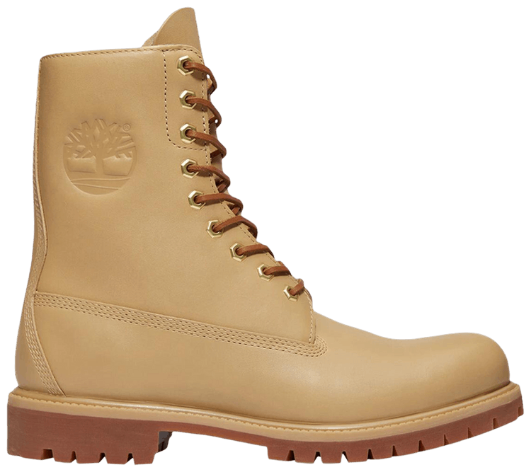 Timberland 8 Inch Premium Waterproof Boot Founders Collection   Beige