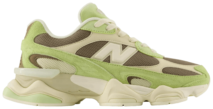 New Balance Wmns 9060R Dry Lime Thunder Brown