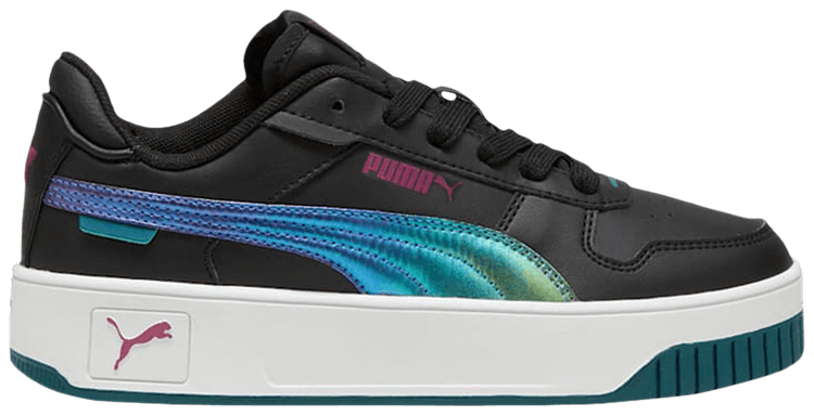 Puma Carina Street Bouncy Sky Jr Black Magenta Gleam