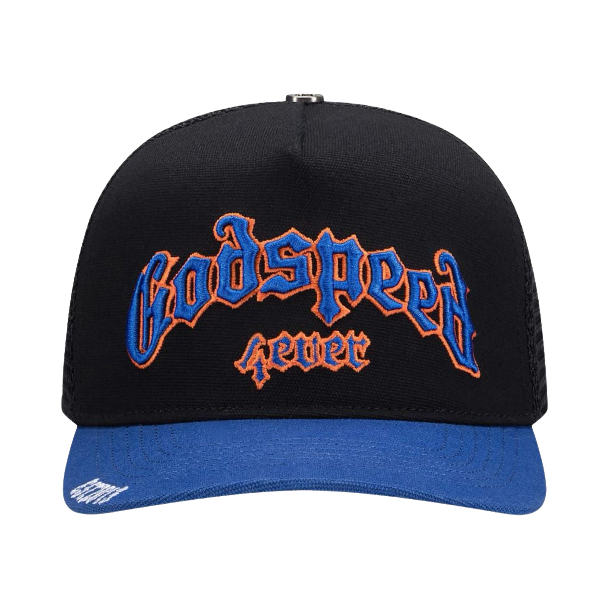 Pre-owned Godspeed Forever Trucker Hat 'black/blue/orange' | Men's Size Onesize