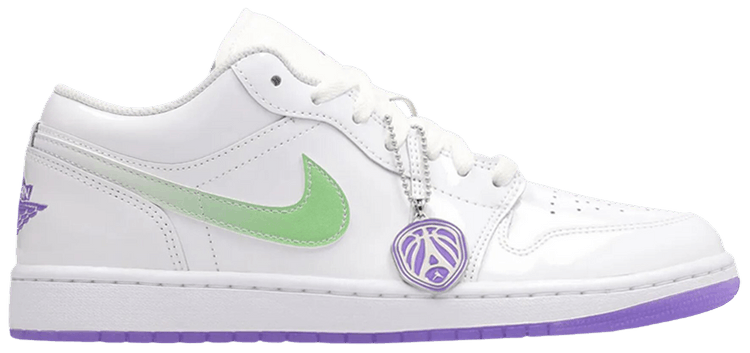 Air Jordan 1 Low SE Quai54 White Grape
