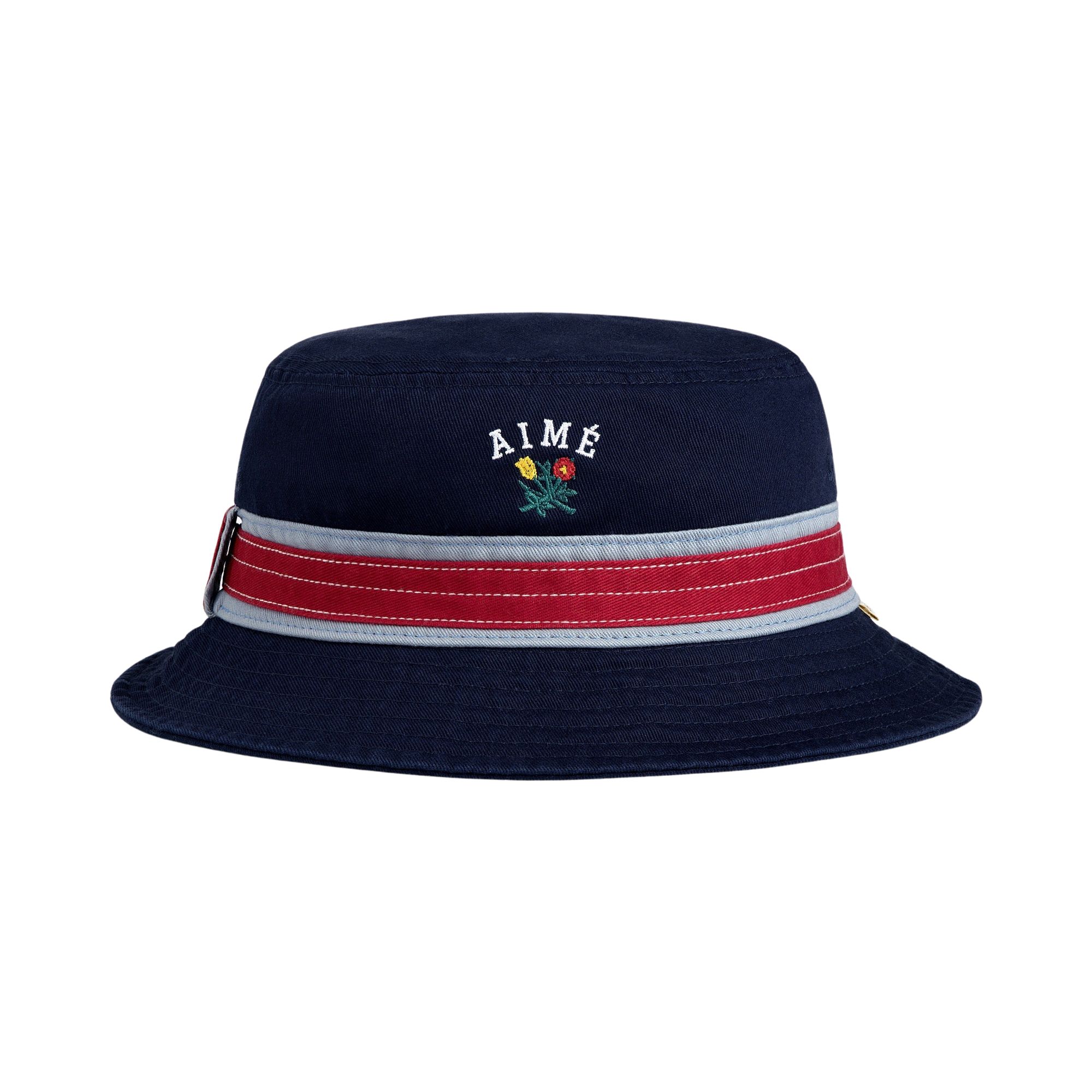 Pre-owned Aimé Leon Dore Crest Bucket Hat 'naval Academy' | Blue | Men's Size L/xl