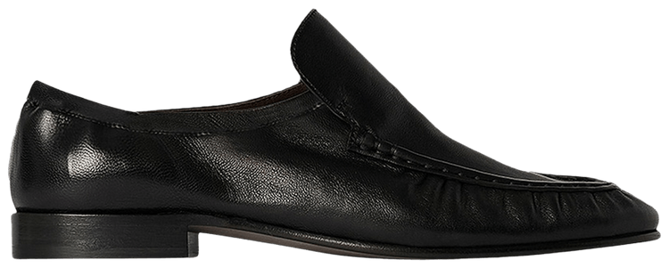 The Row Soft Mocassin Two Black