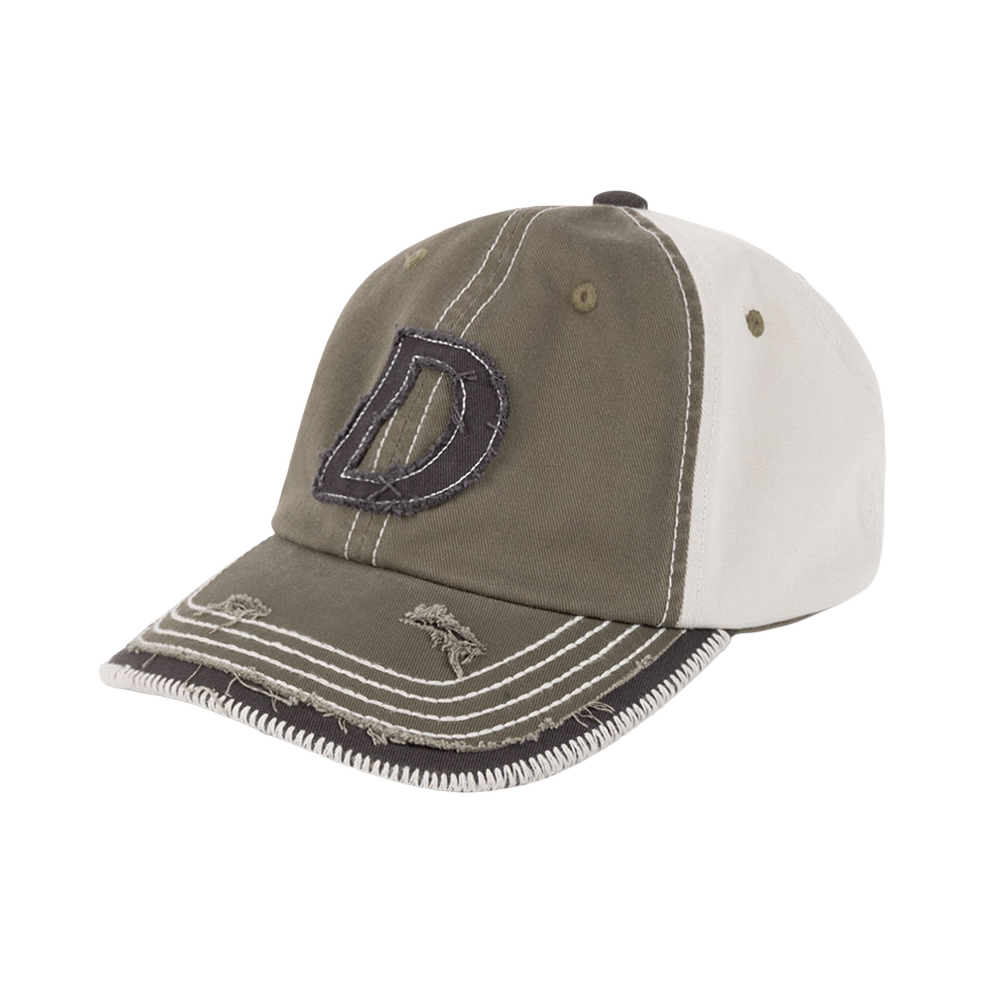 Pre-owned Dime Wavy D Low Pro Cap 'military' | Green | Men's Size Onesize