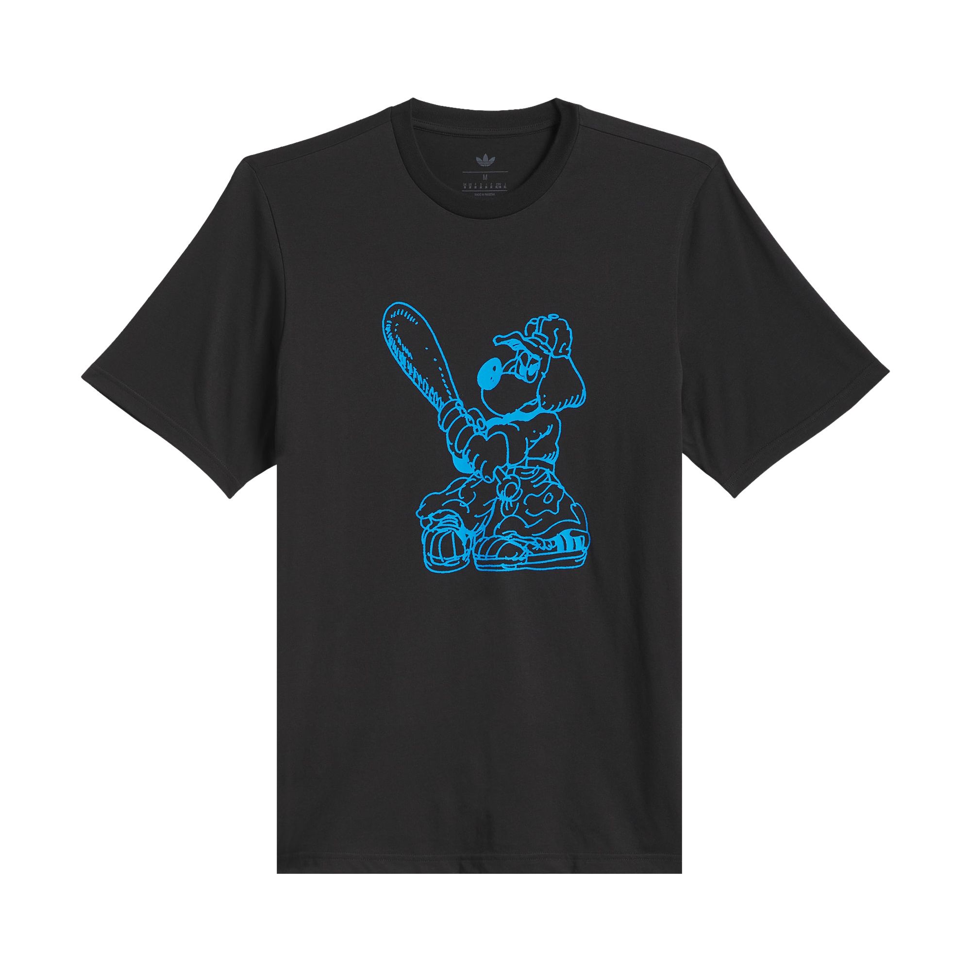 Pre-owned Adidas Originals Adidas Skateboarding X Kogancult Dog Tee 'black/lucid Ray Blue' | Men's Size M
