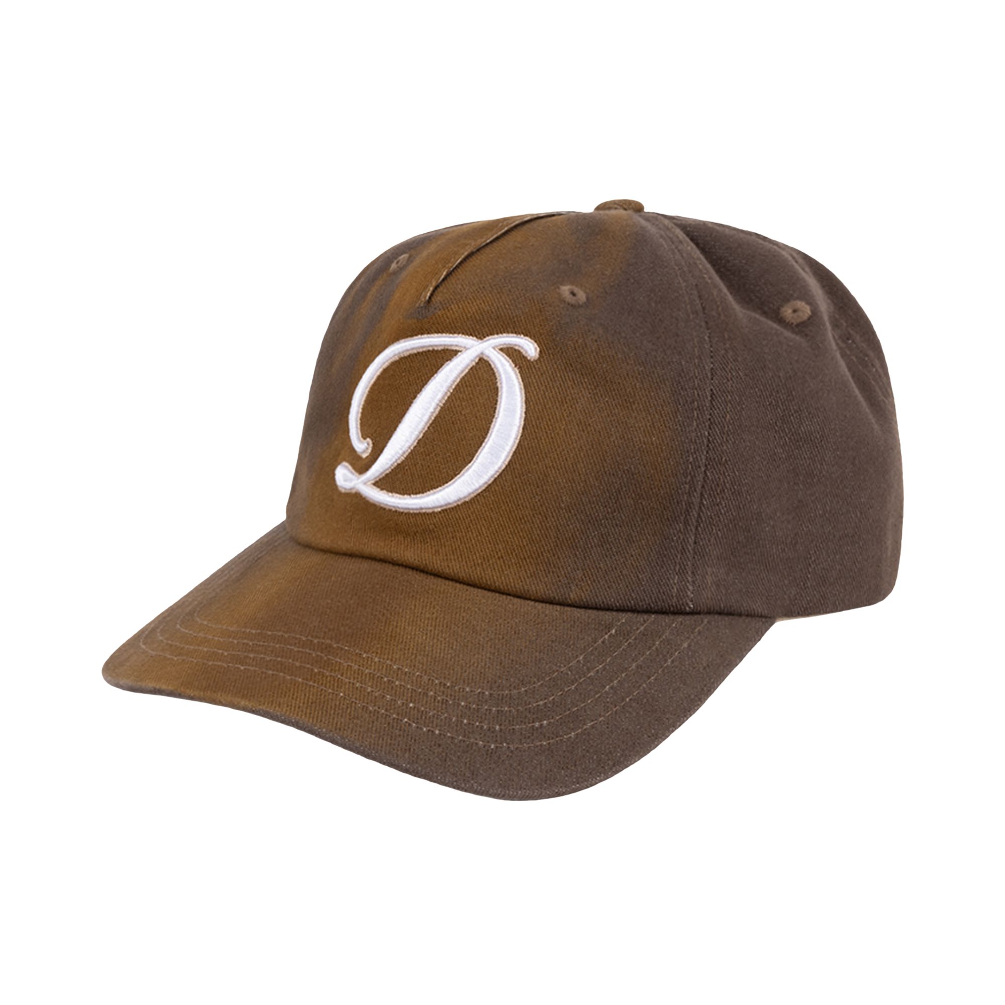 Pre-owned Dime Cursive Denim Worker Cap 'brown Washed' | Men's Size Onesize