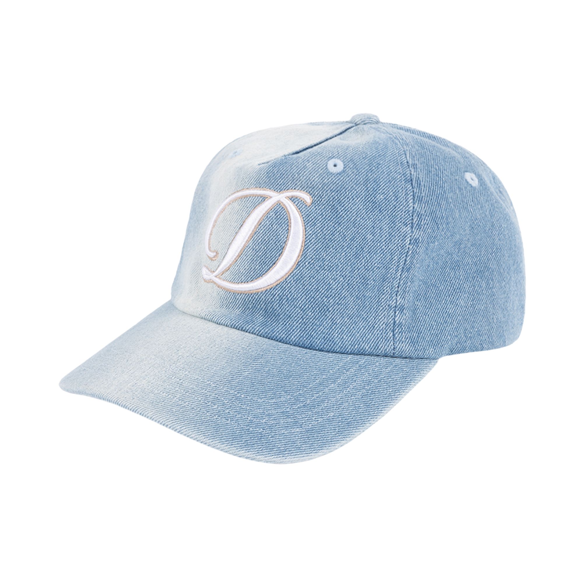Pre-owned Dime Cursive Denim Worker Cap 'blue Washed' | Men's Size Onesize