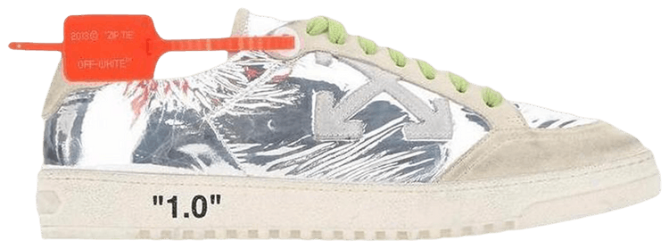Off White Arrow Low Silver Green