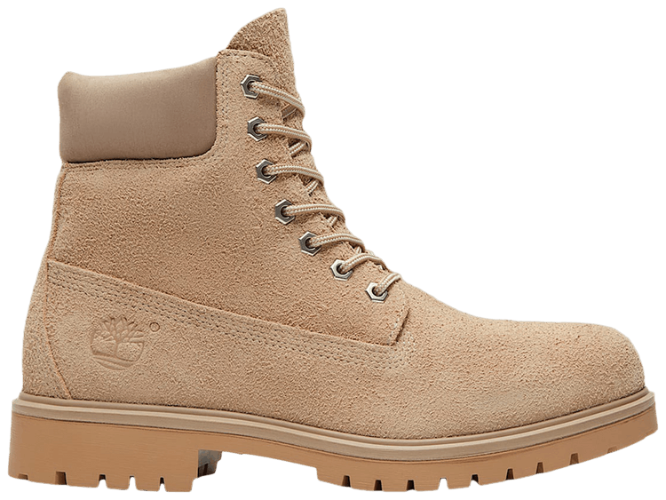 Timberland 6 Inch Waterproof Boot Natural Suede