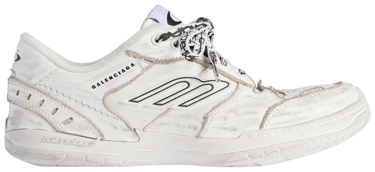 Balenciaga Wmns Hamptons Medium Worn out Sneaker White