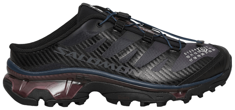 MM6 Maison Margiela x Salomon XT 4 Mule Black Hunkle Berry Violet