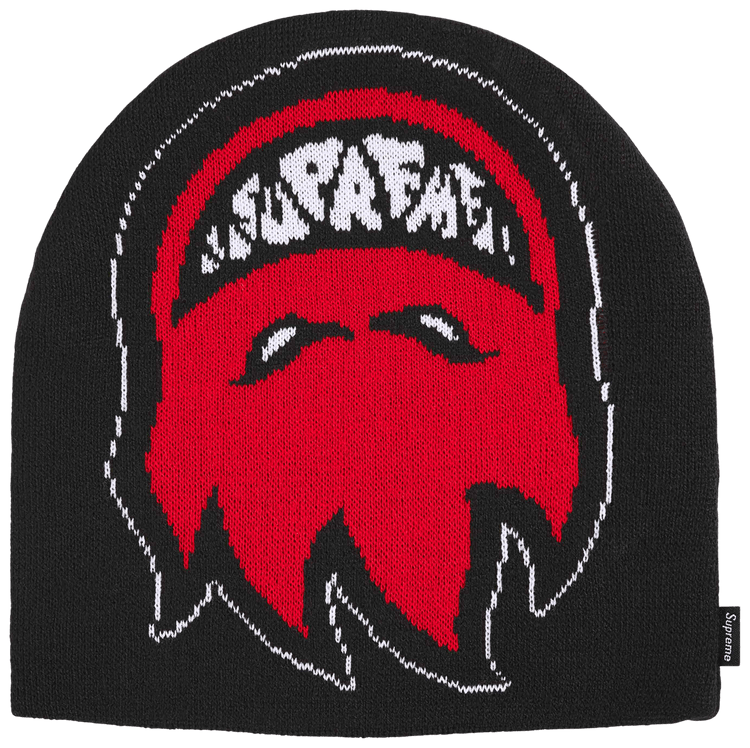 James Jebbia Supreme Black Arc Beanie Supreme Hand Tied Beanie
